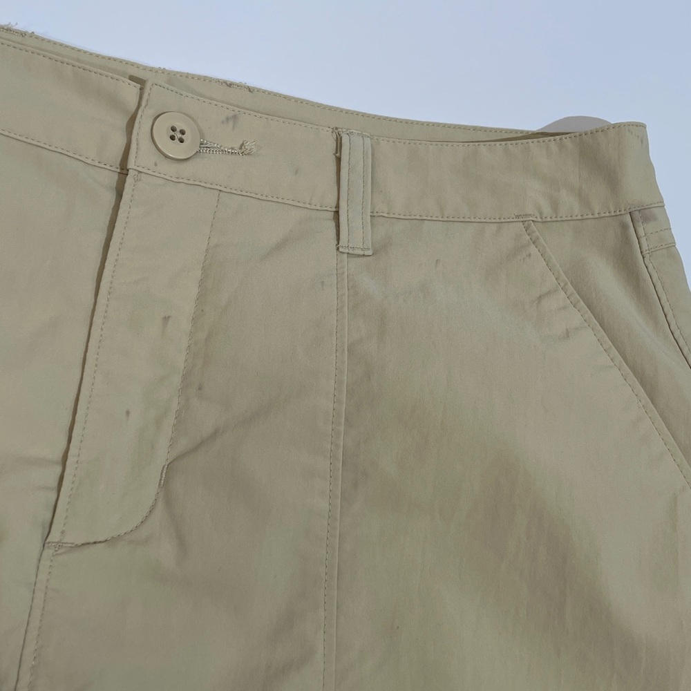 Patagonia Skort Size 10 Tan Color Built In Short Lightweight - Picture 10 of 12